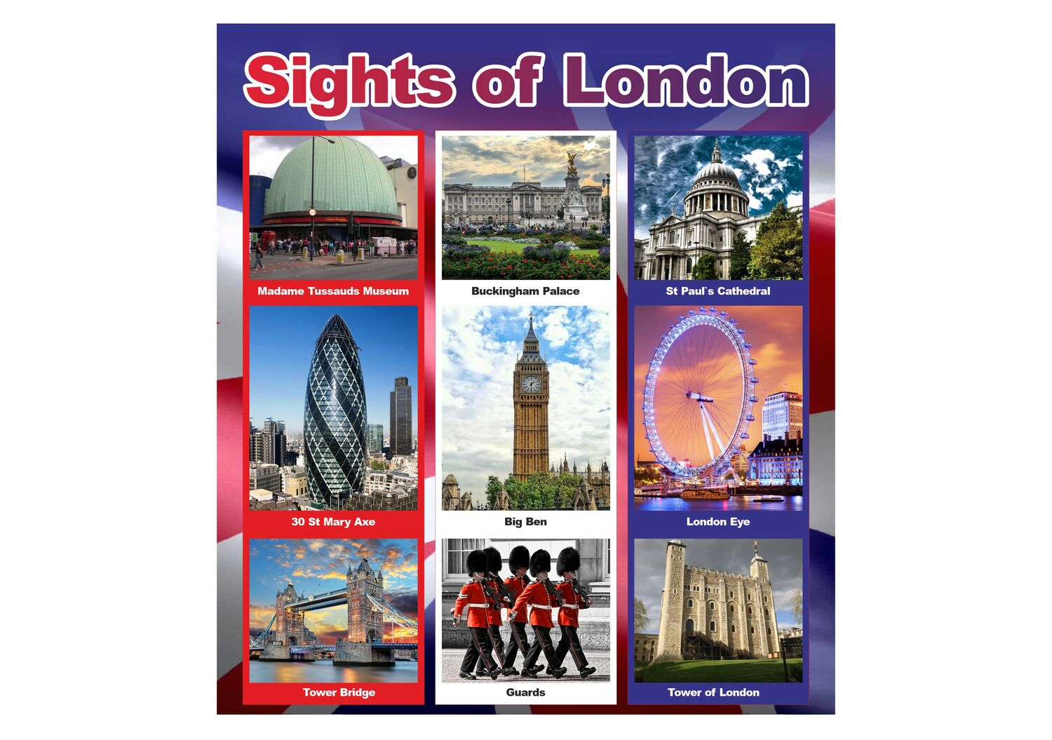 Стенд SIGHTS OF LONDON